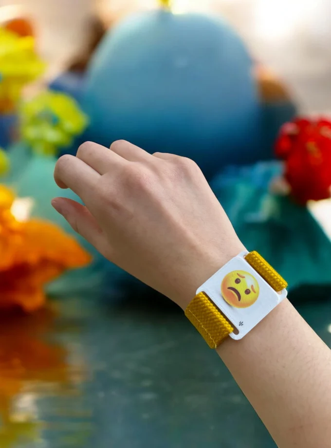 Bracelet ajustable unique SanMoji Heureux Malheureux SM-001