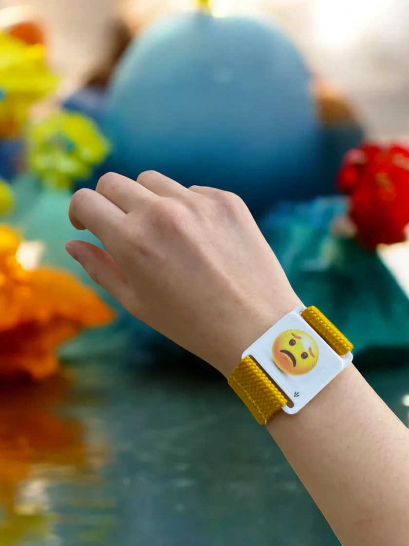 Bracelet ajustable unique SanMoji Heureux Malheureux SM-001 - Image 4