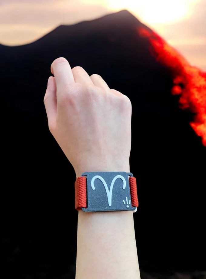 Bracelet réglable captivant Belier CZ-001