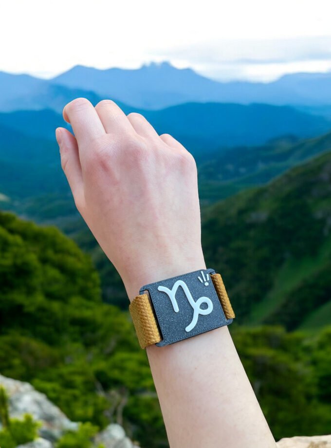 Bracelet réglable captivant Capricorne CZ-010