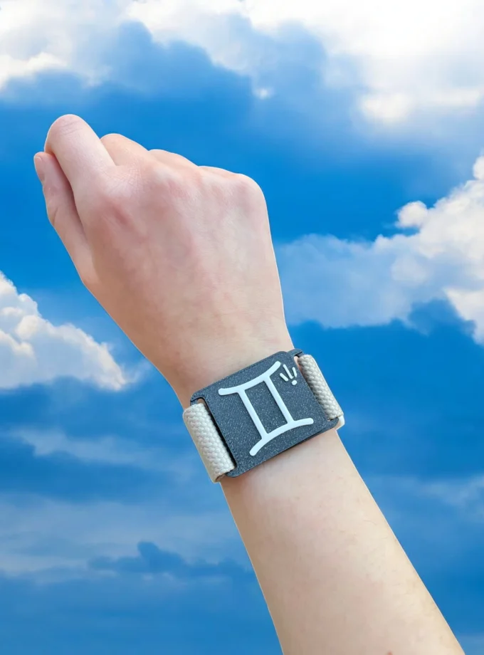 Bracelet réglable captivant Gémeaux CZ-003