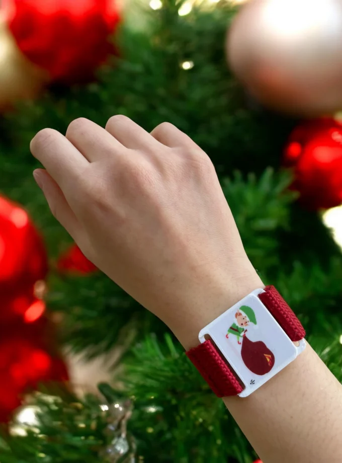 Bracelet ajustable unique SanMoji Père Noel 1 SM-004