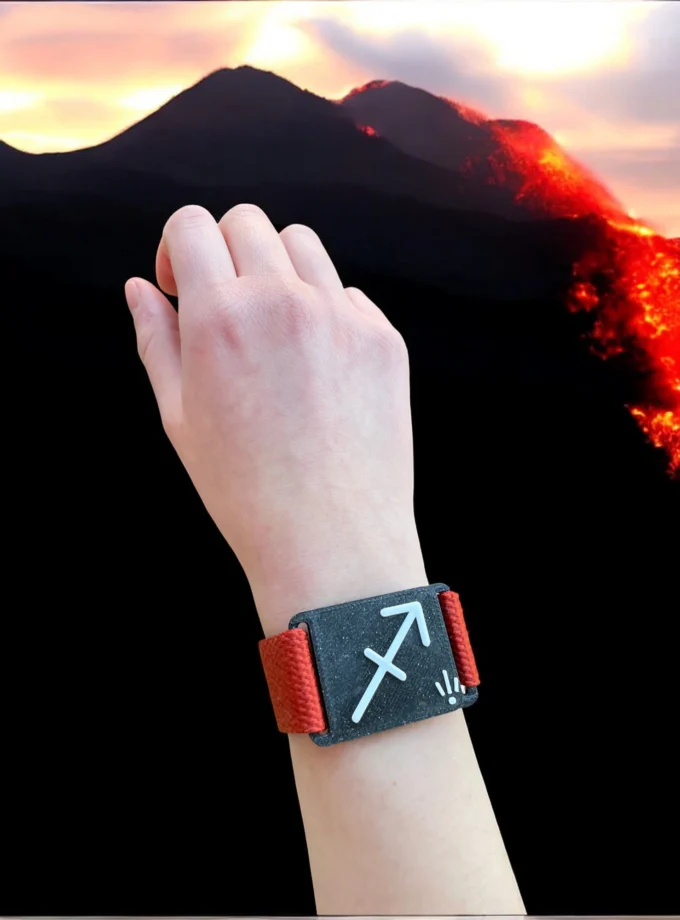 Bracelet réglable captivant Sagittaire CZ-009