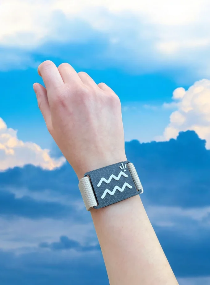 Bracelet réglable captivant Verseau CZ-011